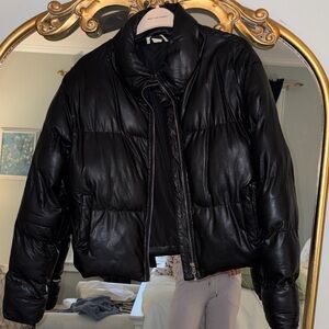 Altar'd State Classic Black Puffer Jacket